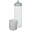 View Image 4 of 4 of PolySure Sip and Pour Water Bottle - 28 oz. - Clear