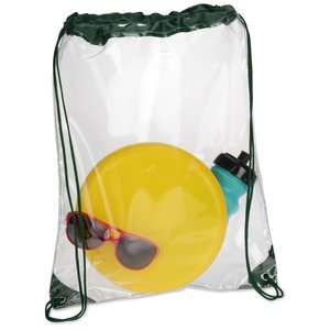 Additional Image 2 - a clear bag with a yellow circle and sunglasses