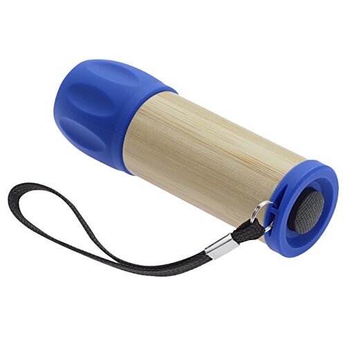 Additional Image 1 - a blue and tan object with a black strap