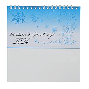 Additional Image 1 - a calendar with a blue and white cover