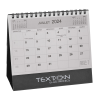 View Image 3 of 4 of Deluxe 15 Month Desk Calendar - French