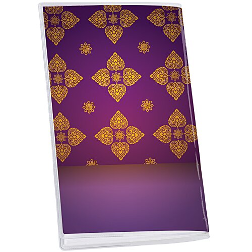 Additional Image 1 - a purple and orange patterned surface