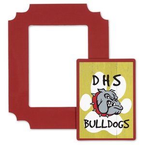 Additional Image 1 - a red and yellow rectangle with a white background