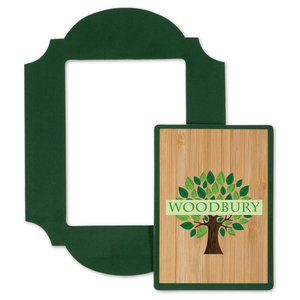 Additional Image 1 - a green frame with a picture of a tree