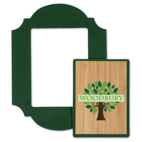 Additional Image 1 - a green frame with a picture of a tree
