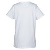 View Image 2 of 2 of Gildan Heavy Cotton V-Neck T-Shirt - Ladies' - Screen - White