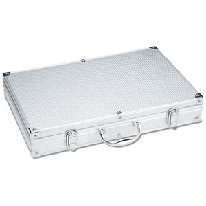 Additional Image 2 - a white plastic case with a clear handle