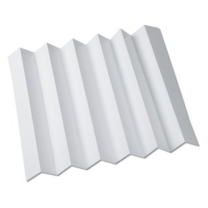 Additional Image 2 - a white corrugated metal sheet