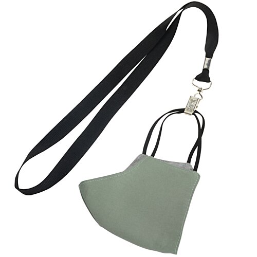 Lanyard with Metal Bulldog Clip - 3/4" Image 1 of 2