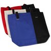 View Image 2 of 4 of Mod Two-Tone Cotton Tote - Closeout