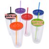 View Image 2 of 2 of Bring It Tumbler with Straw - 24 oz. - Closeout