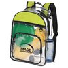 View Image 2 of 4 of See-Through Colour Block Backpack