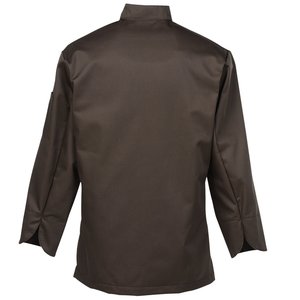 Additional Image 2 - a back view of a brown shirt