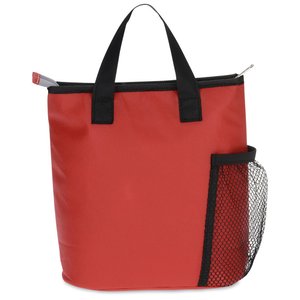 Additional Image 2 - a red bag with black handles