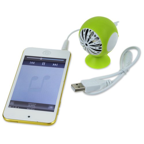 Additional Image 2 - a white cell phone with a small green ball and a small green ball