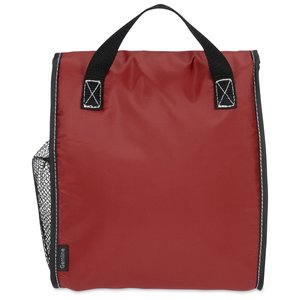 Additional Image 2 - a red bag with black handles