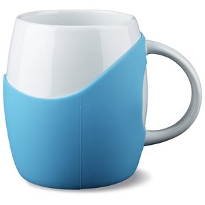 Additional Image 1 - a blue and white mug