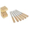 View Image 3 of 3 of 6-Piece Steak Knife Block Set - Closeout