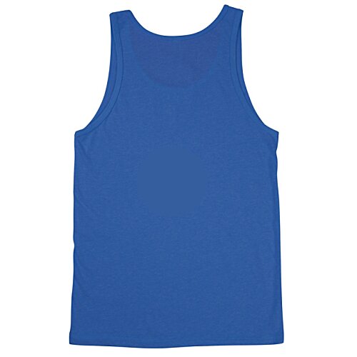 Additional Image 1 - a blue tank top on a white background