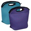 View Image 3 of 3 of Hideaway Lunch Cooler Tote - Polka Dots