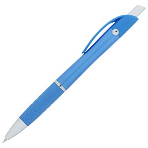 Additional Image 2 - a blue pen with a white blade