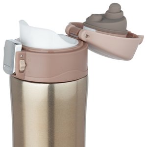 Additional Image 1 - a gold and white thermos