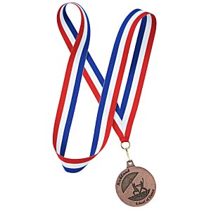 Additional Image 1 - a medal with a red white and blue ribbon