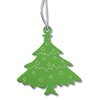 View Image 2 of 2 of Coloured Aluminum Ornament - Tree