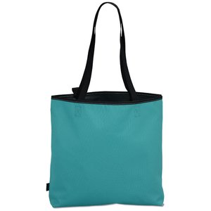 Additional Image 1 - a blue bag with black handles