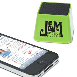 Additional Image 3 - a cell phone next to a green block