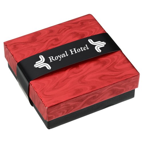 Additional Image 3 - a red box with black ribbon