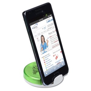 Additional Image 3 - a cell phone on a green stand