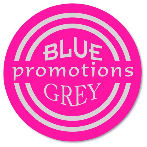 Additional Image 1 - a pink circle with white text