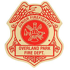 Additional Image 1 - a red and white badge