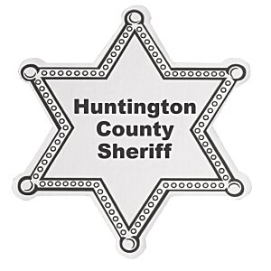 Additional Image 1 - a white star with black text