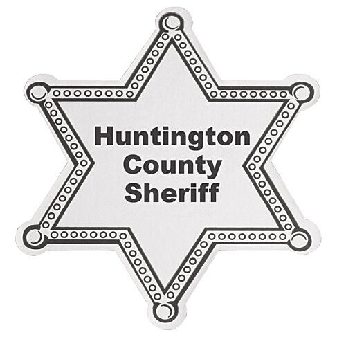 Additional Image 1 - a white star with black text