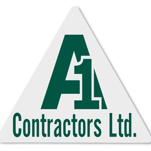 Additional Image 1 - a triangle shaped sign with green letters and a number