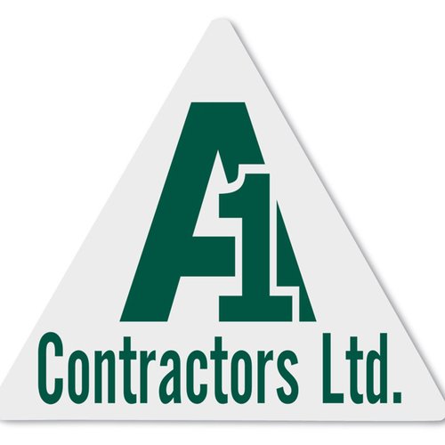 Additional Image 1 - a triangle shaped sign with green letters and a number