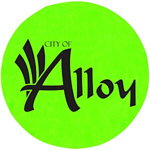 Additional Image 1 - a green circle with black text