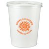 View Image 2 of 2 of Paper Food Container - 32 oz. - with Flat Lid