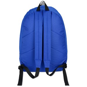 Additional Image 2 - a blue backpack with black straps