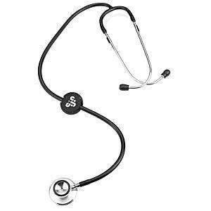 Additional Image 1 - a stethoscope with a black cord