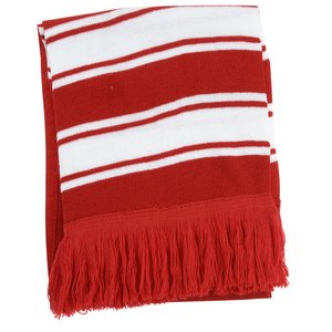 Additional Image 2 - a red and white striped blanket