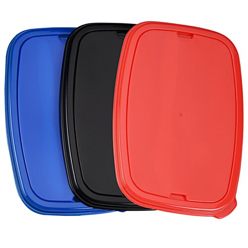 Square Meal Lunch Container with Cutlery Image 2 of 2