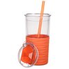 View Image 2 of 3 of Ripple Tumbler with Straw - 20 oz. - Closeout