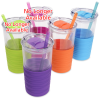 View Image 3 of 3 of Ripple Tumbler with Straw - 20 oz. - Closeout