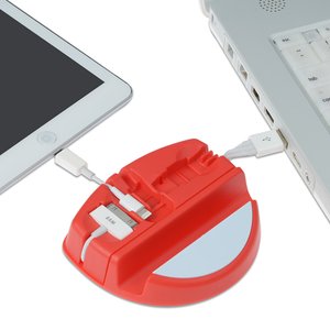 Additional Image 2 - a red mouse next to a laptop