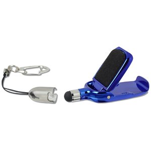 Additional Image 1 - a blue cell phone with a cord