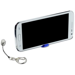 Additional Image 3 - a white cell phone with a cord