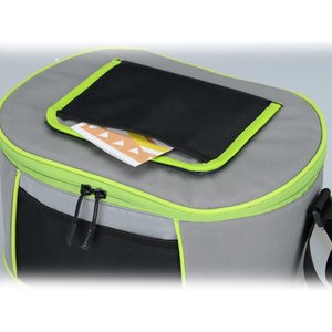 Additional Image 3 - a bag with a black and green trim